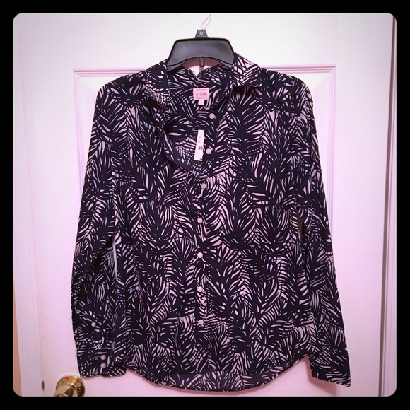 J Crew The perfect Shirt size small