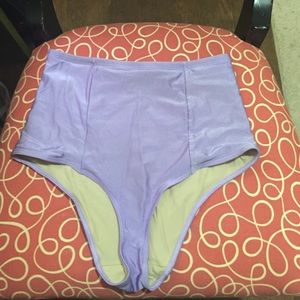 High waisted bikini bottom