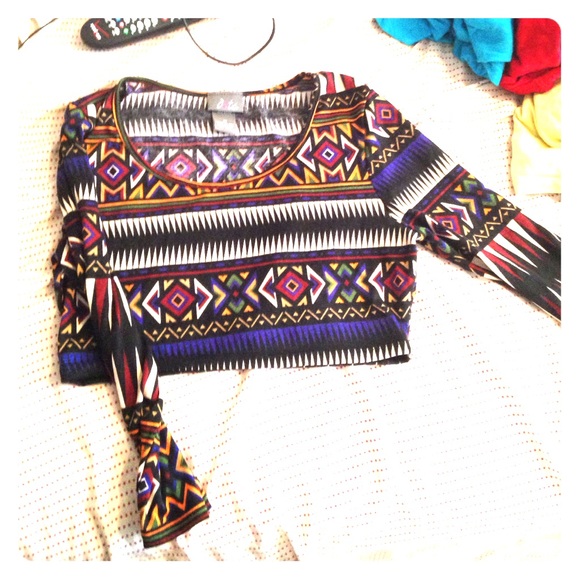 Printed crop top