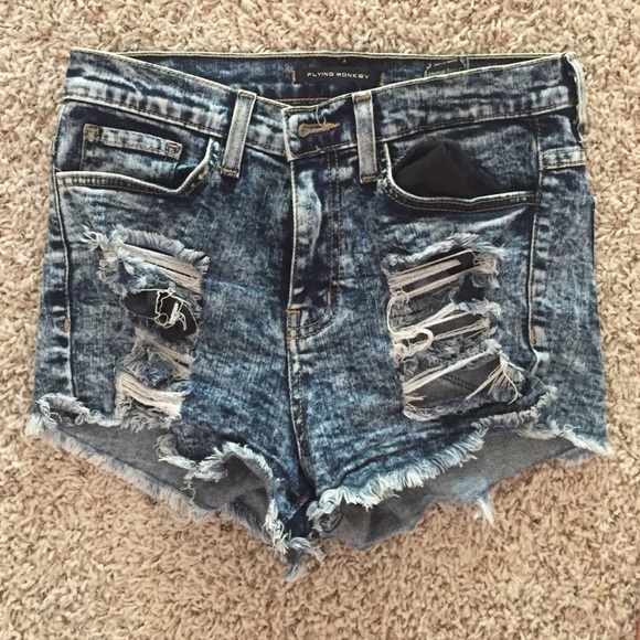 High Waisted Jean shorts!!!!