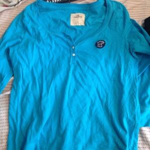 Blue Hollister Pajama top