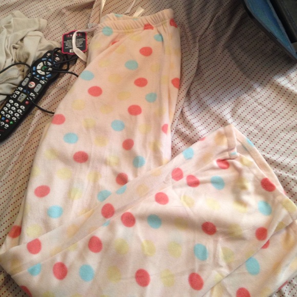Soft Polka Dot Pajama Bottoms
