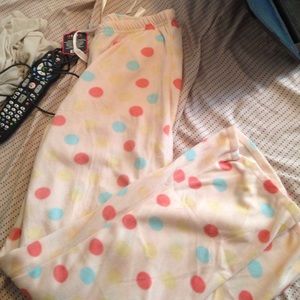 Soft Polka Dot Pajama Bottoms