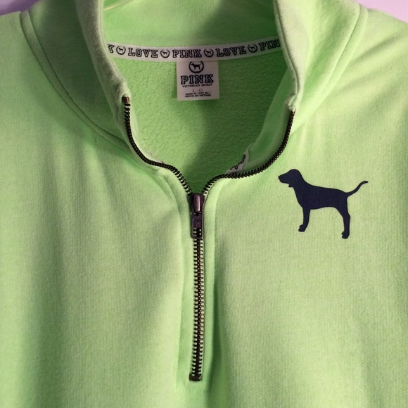 Victoria's Secret PINK Quarter Zip - Picture 3 of 4