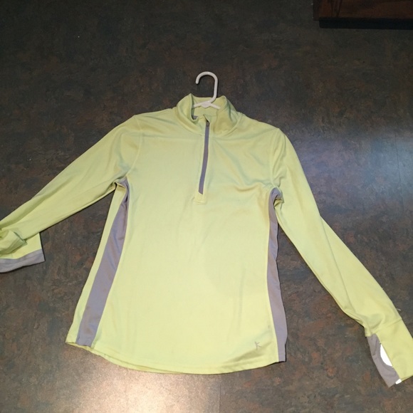 Half zip workout shirt