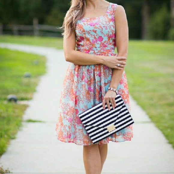 Embellished Floral Dress