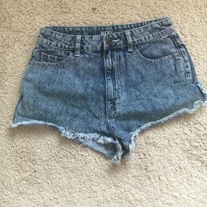 High waisted shorts