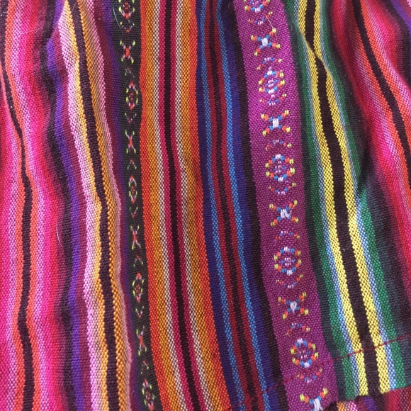 Cheeky Multicolor Geo-striped Shorts - Picture 2 of 4