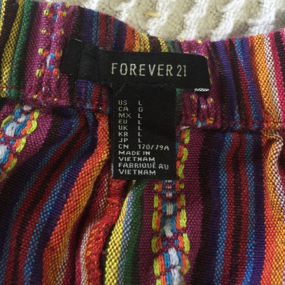 Cheeky Multicolor Geo-striped Shorts - Picture 3 of 4