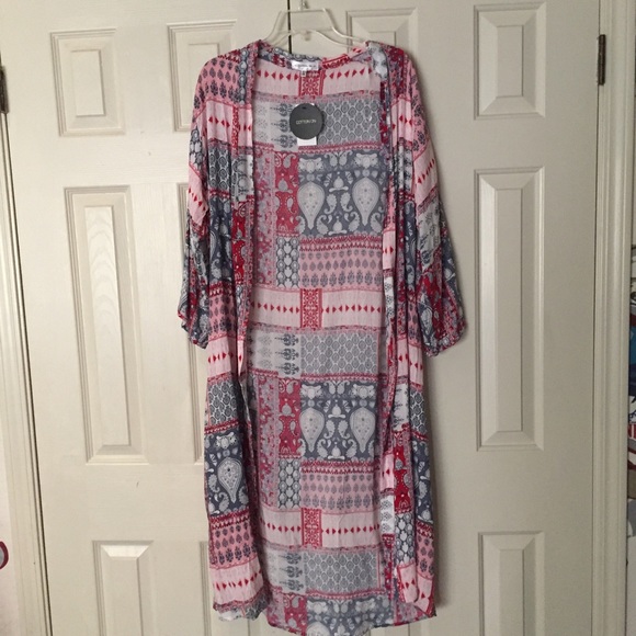 NEW Multicolored cotton on kimono