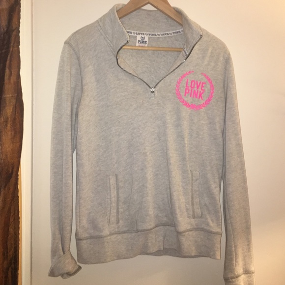 Victoria Secret/Pink quarter zip. Great condition