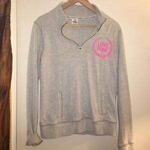 Victoria Secret/Pink quarter zip. Great condition