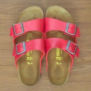 New Red Birkenstocks