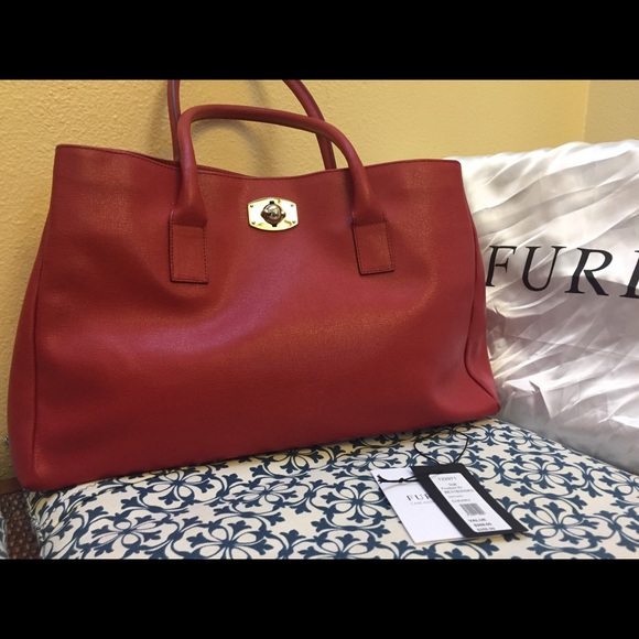 Furla Saffiano Leather Handbag