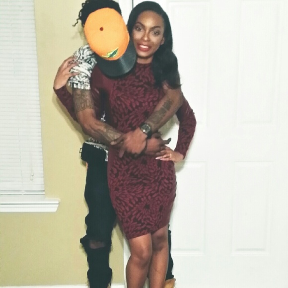 Long sleeve midi dress