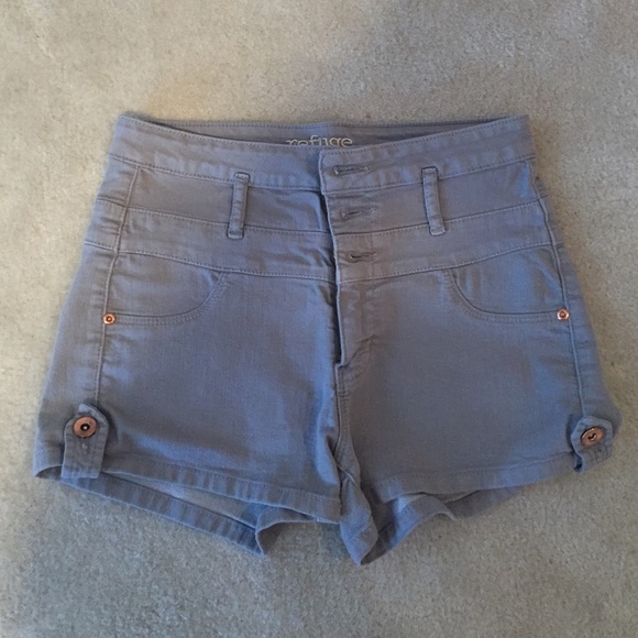 Size 6 grey high wasted shorts