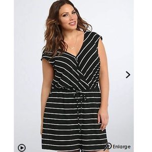 Striped Jersey Romper