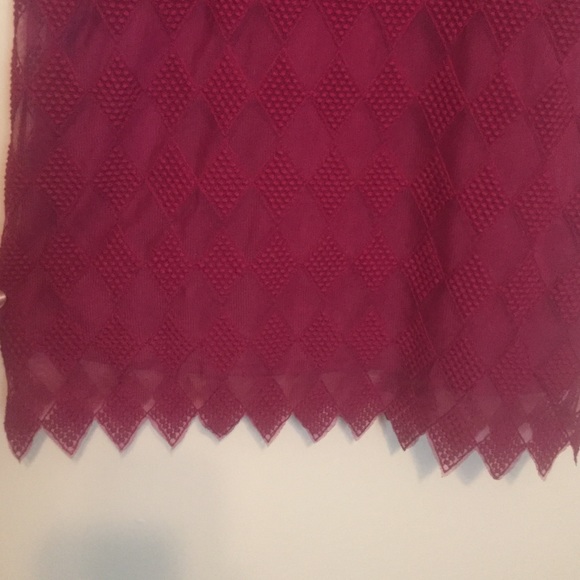 Burgundy dress from Franchesca's. - Picture 2 of 2