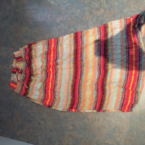 Charlotte Russe Tie dye print maxi skirt