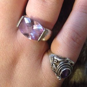 Sterling Silver Amethyst Ring