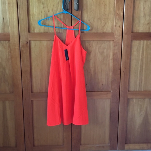 Bright and beautiful orange dress