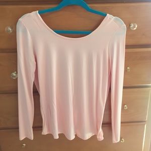 LULUS peach blouse