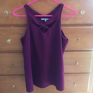 NAKED ZEBRA fuchsia blouse