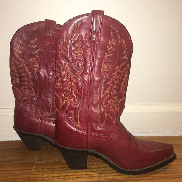 Laredo red cowgirl boots-great condition