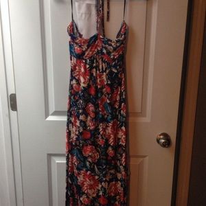 🦅 Floral Maxi Halter Dress 🦅