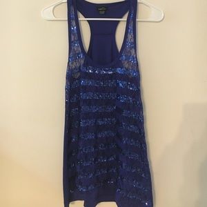 Rue 21 Blue Tank Top