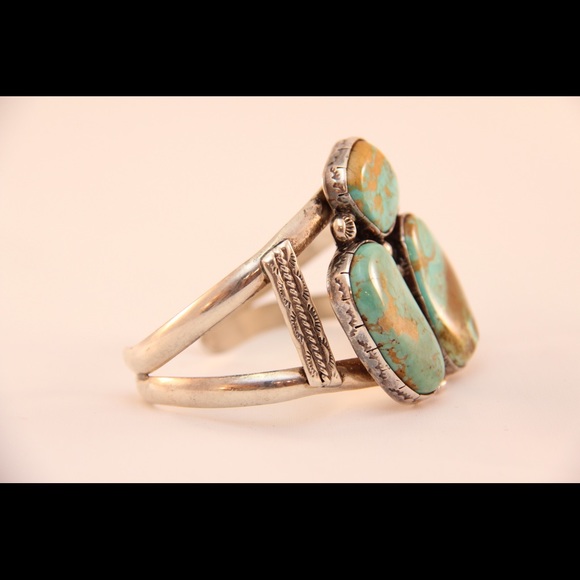 Vintage Turquoise Bracelet OP0016 - Picture 2 of 4