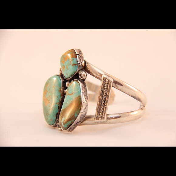 Vintage Turquoise Bracelet OP0016 - Picture 3 of 4