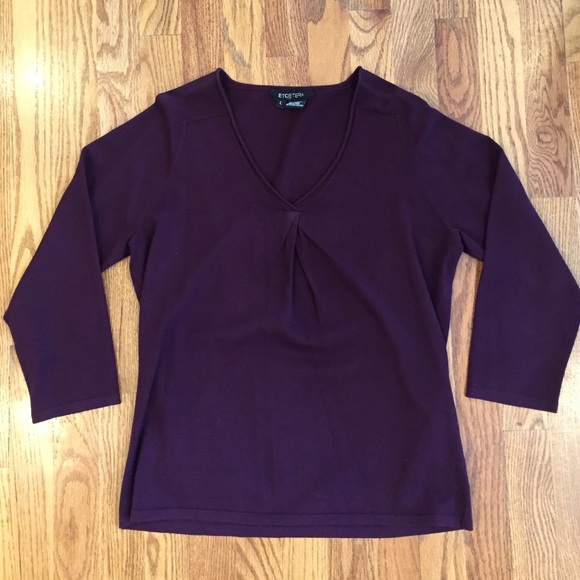 Etcetera plum shirt
