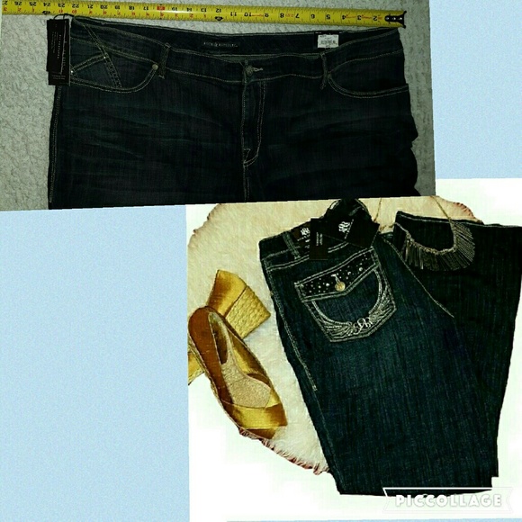 20%/ 2+📮 NWT 24W Rock & Republic Bootcut Jeans - Picture 4 of 4