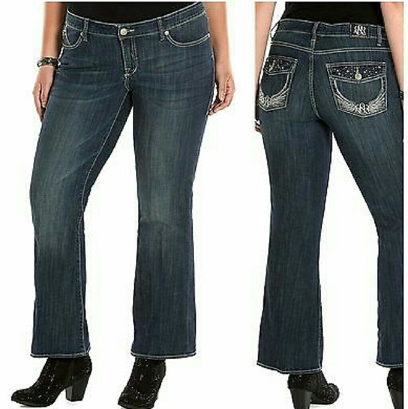 20%/ 2+📮 NWT 24W Rock & Republic Bootcut Jeans - Picture 2 of 4