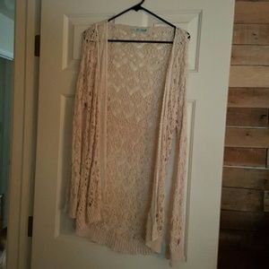 Long sleeve crochet top