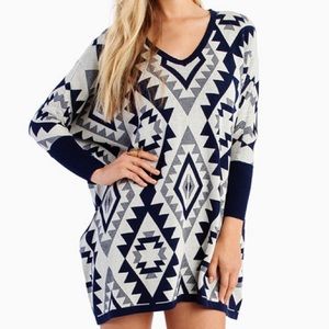 Tobi "Emmy" Aztec oversized sweater