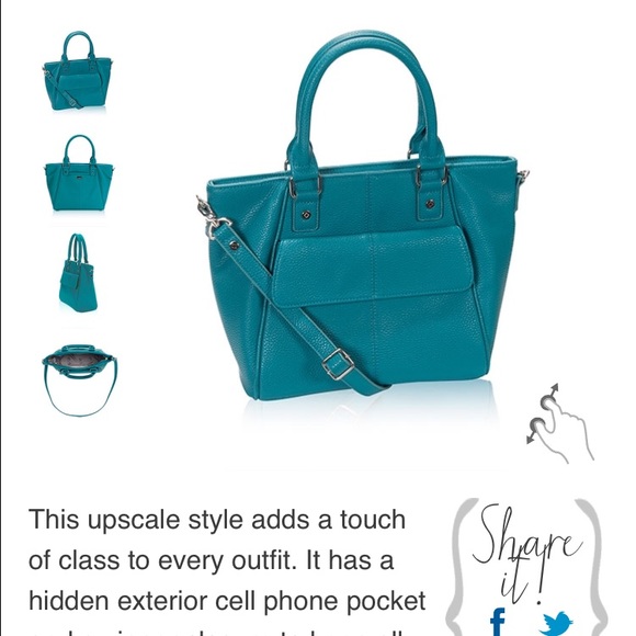 Teal Mini Diamond District Jewell by Thirty-One - Picture 4 of 4