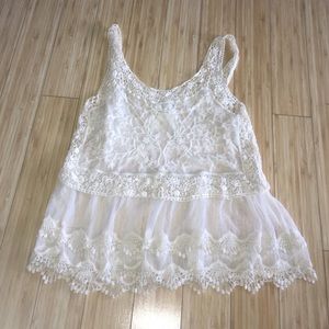 Express lace top