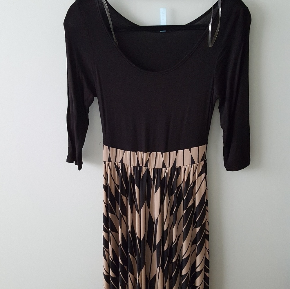 LAST ONE ! Ethnic combo shark bite dress