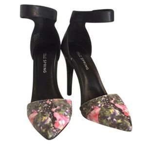 Call It Spring floral print heels