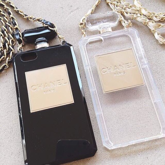 Chanel perfume iPhone case for 6or 6plus blk&white