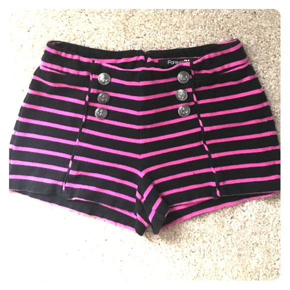 High waisted shorts-Forever21