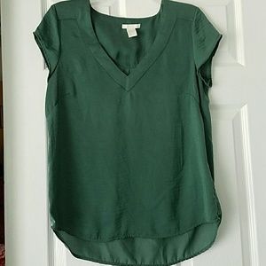 Green H&M top Size 8