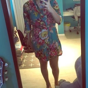 Cute floral robe