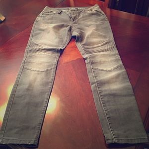 Faded black jeans- stylish. Size 10.