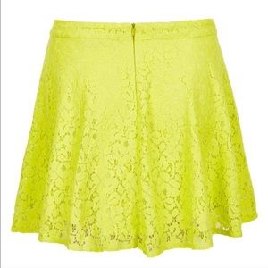 Green Topshop skirt and Bebe Dress