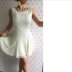 Like new Elizabeth and James white shirt dress