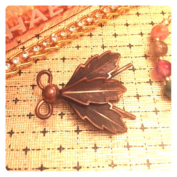 Vintage Jewelry - Vintage Copper Insect Brooch