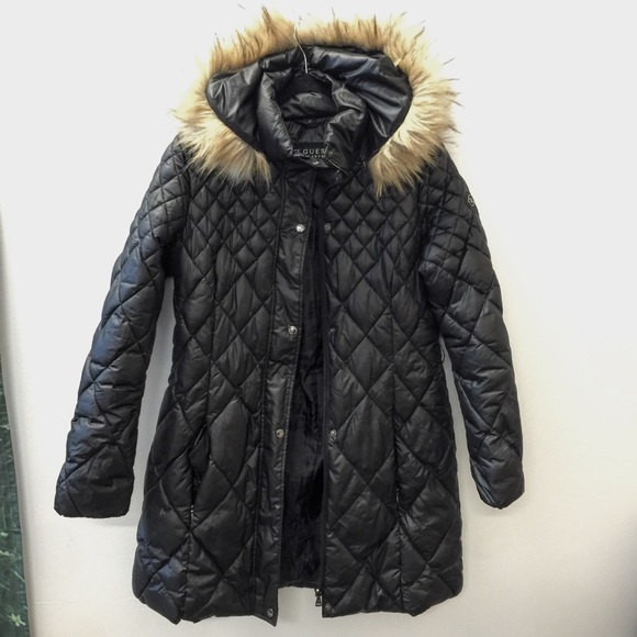 GUESS Black Parka